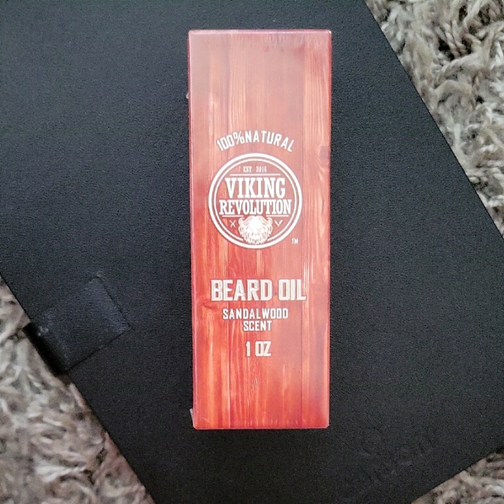 2/$15 NIB Viking Revolution Beard Oil Sandalwood 1oz